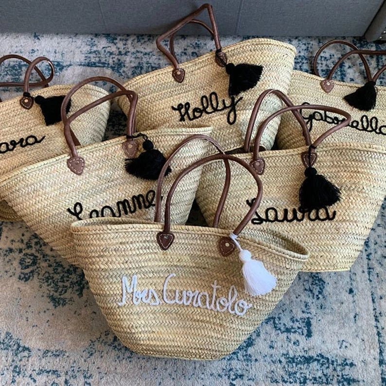 GAIAMADE Set of 2 Seagrass Market Basket Bag, Grocery Bag, Straw Tote Bag,  Woven Beach Bag, Utility …See more GAIAMADE Set of 2 Seagrass Market Basket