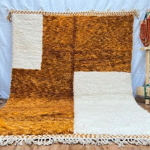Custom Boujad Rug: Authentic Berber Moroccan Wool Carpet