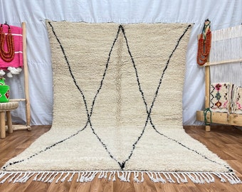 berber rug - Beni ourain rug- Authentic Moroccan Rug- Custom Beni Ourain rug- Beni Rug- Large Moroccan Rug- Rug- Custom rug