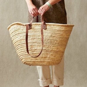 Market basket,Moroccan bag, moroccan straw bag, moroccan basket, french basket bag, farmers market bag,shopping basket,straw beach bag