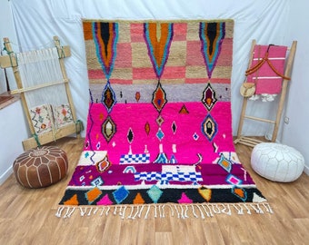 Moroccan Rug, Berber rug, Moroccan rug , Beni Mrirt rug, Premium quality Moroccan rug, Modern artwork, Handwoven large Shaggy rug