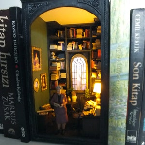 Booknook de Writer Room, Booknook, Booknookdesign, Booknook personalizable, Magia, Christie, libros, Regalo, Agatha CHRISTIE, San Valentín