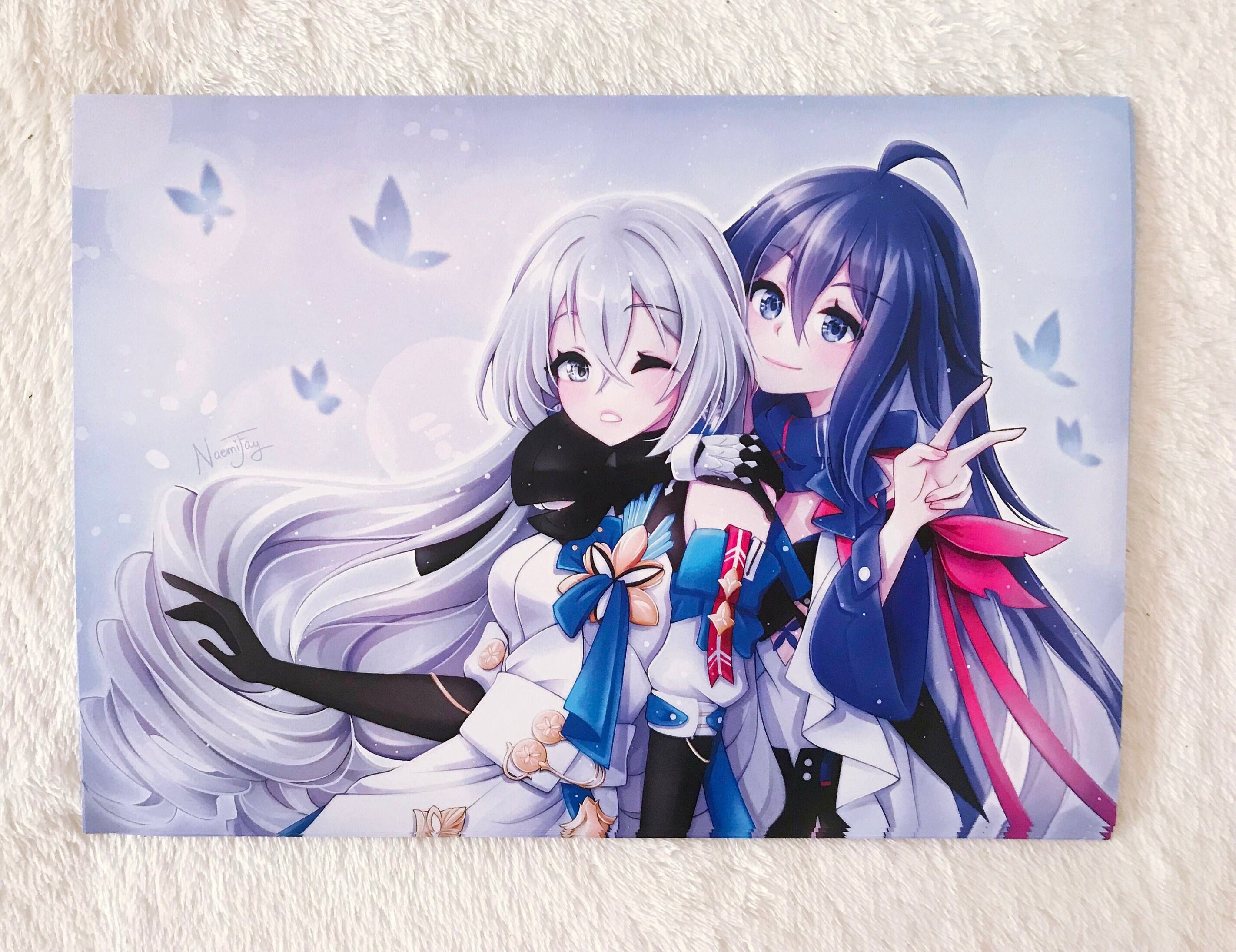 tobiichi origami (date a live) drawn by artina