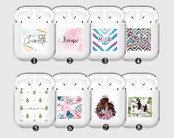 Swanna Panda Avocado and Cute Designs Airpods Case for Personalized Gifts, Halloween and Christmas Gifts for Special Days