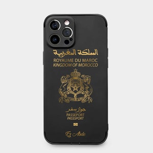 Personalized Phone Case Passport Design Cover for iPhone 14 Pro, 13, 12, 11, XR, 7, 8, Samsung S23, S22, S21FE Unique Gift for Halloween image 9
