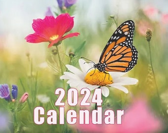 Butterflies Calendar 2024