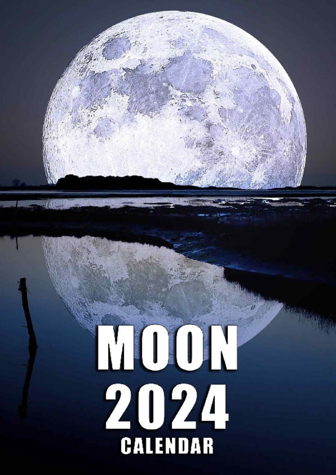 Vollmond Kalender 2024 Etsy.de