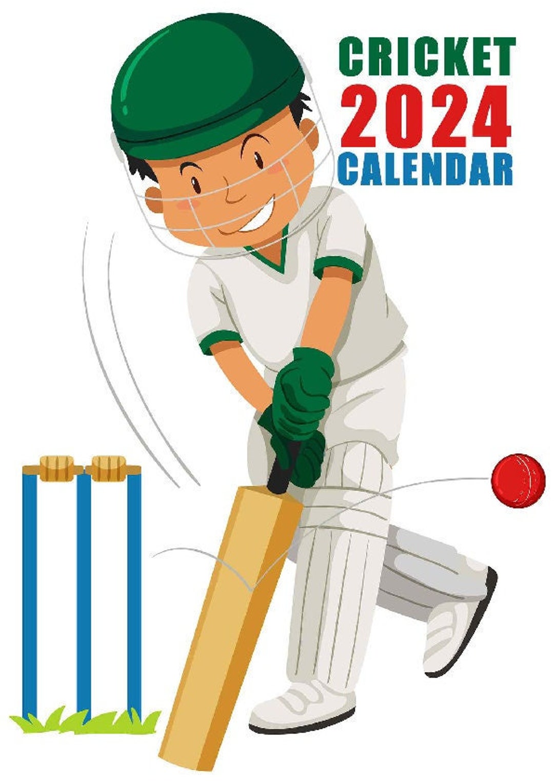 Cricket Calendar 2024 Etsy
