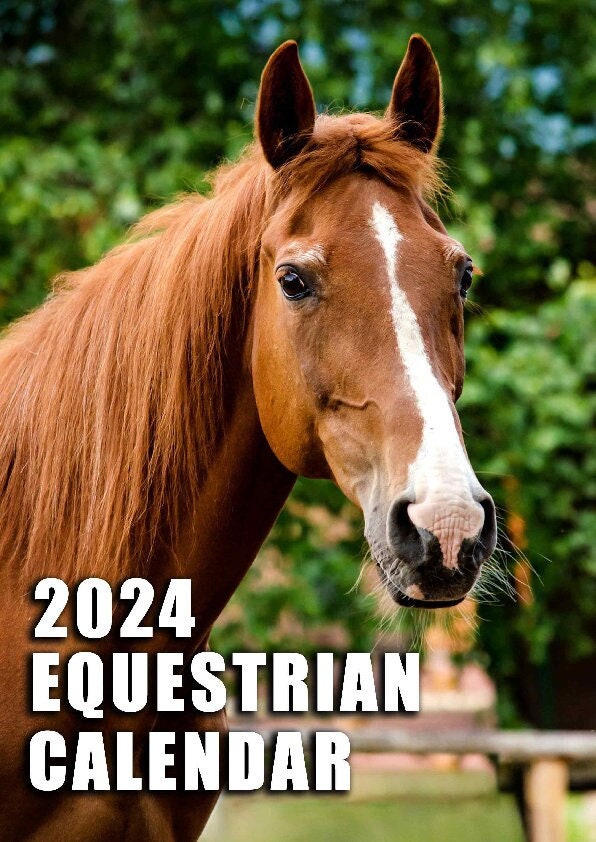 Equestrian Calendar 2024 Etsy UK