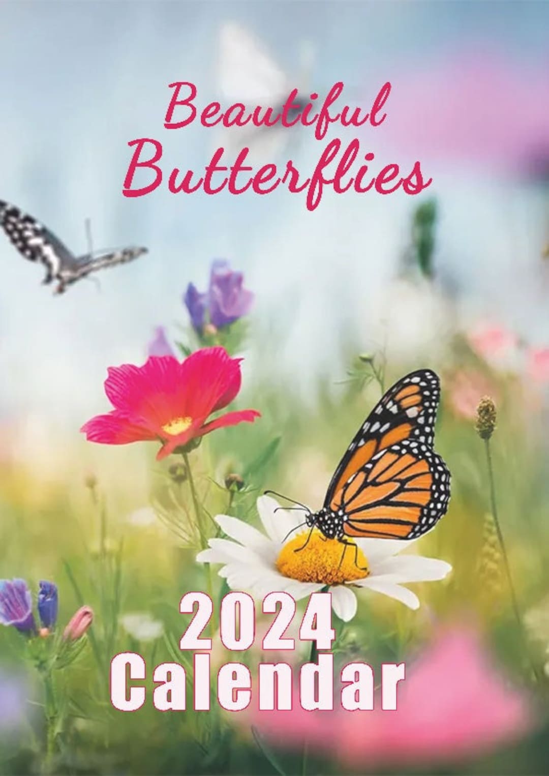 Butterflies Calendar 2024 Etsy