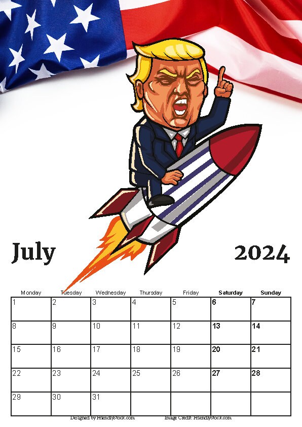 Donald Trump Calendar 2024 - Etsy