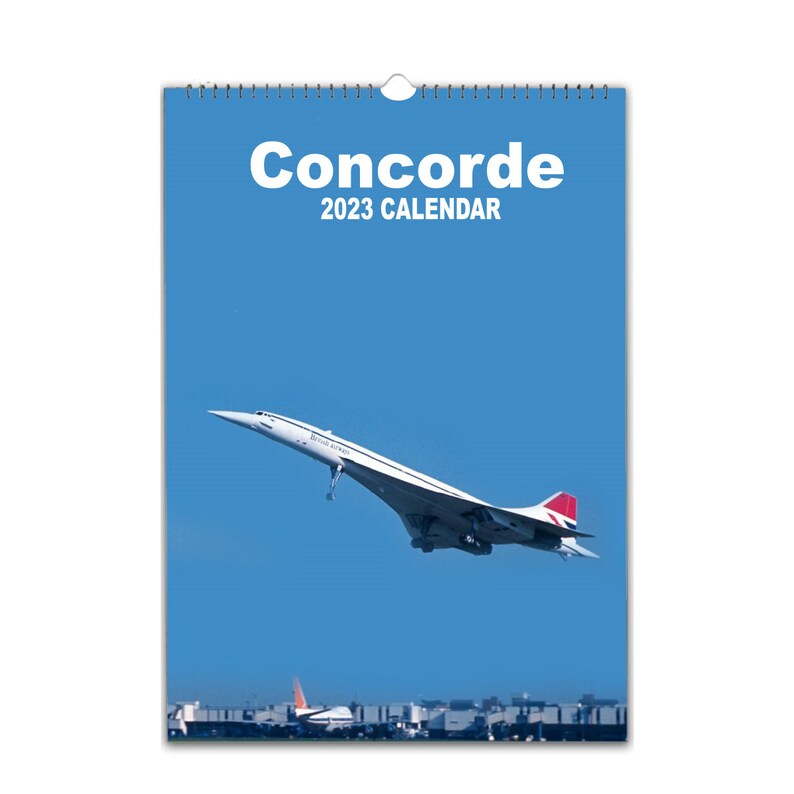 Concorde Calendar 2023 Personalised Message on Front Cover Etsy Canada