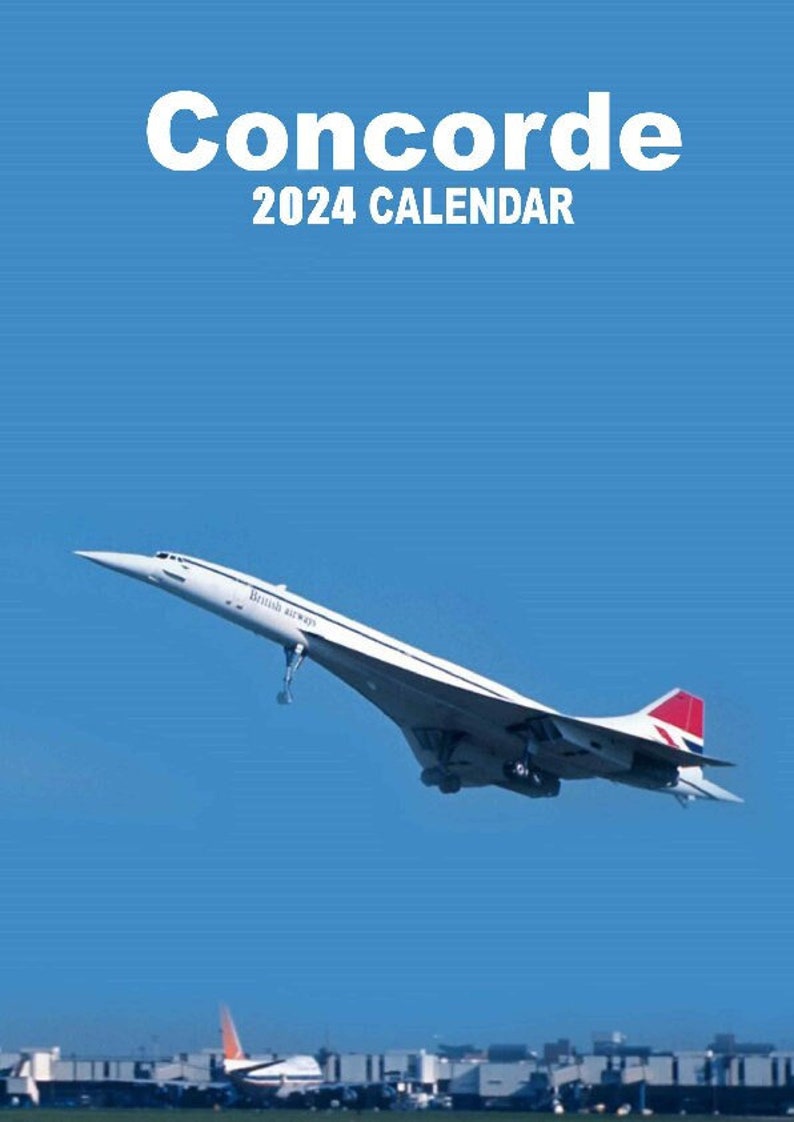Concorde Calendar 2024 Etsy