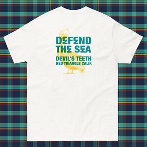 Defend The Sea t-shirt in support of Marine and Coastal Conservation
