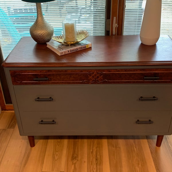 ITEM SOLD. Sample piece only. Mid Century Modern Buffet/Dresser