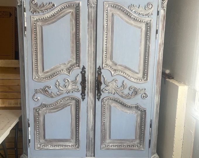 Stunning French Wedding Armoire Etsy