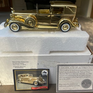 National Motor Museum Mint's 1933 Cadillac Town Car - GOLD - Etsy