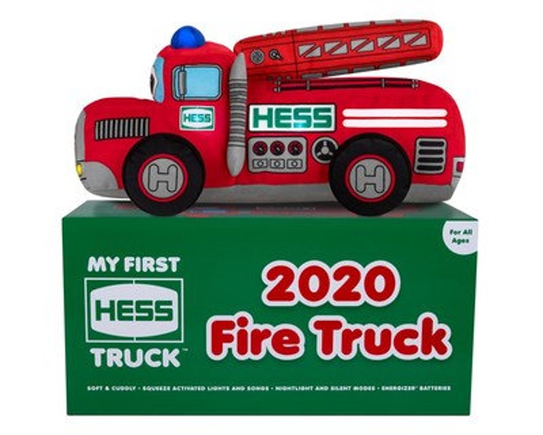 Hess 2020 Plush FIRE Truck My First Truck Etsy