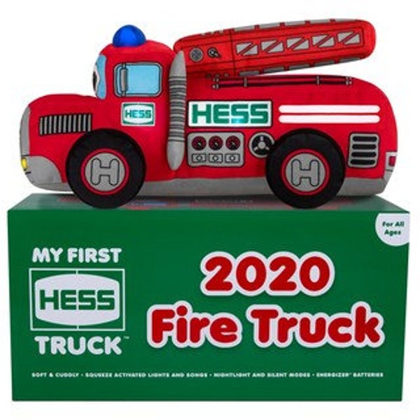 hess plush fire truck 2020