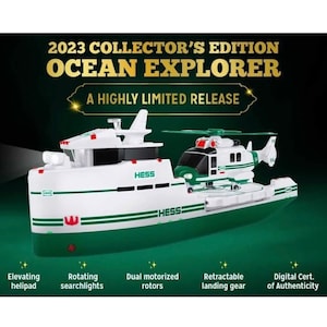 2023 Hess Toy Truck 90th Anniversary Collector&#39;s Edition Ocean Explorer