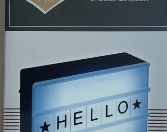 Dashing Light Up Sign with 84 Letters and Symbols