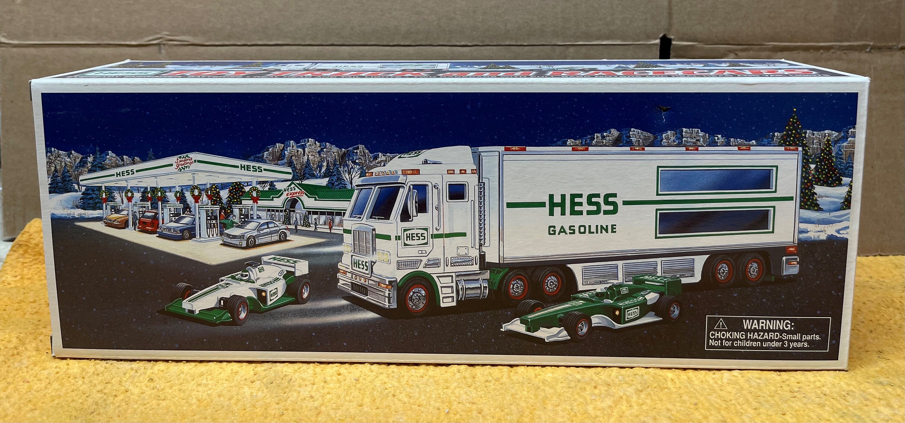 Hess toy truck and racecars sale 2003