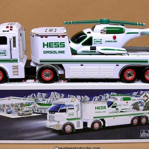 2006 Hess Toy Truck and Helicopter