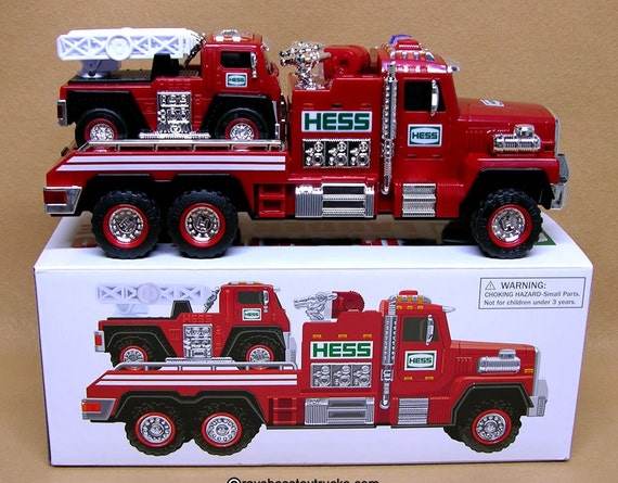 Hess 2015 51esimo camion dei pompieri giocattolo da collezione e  salvataggio su scala -  Italia