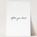 Follow Your Heart, Digital Download, Print, Instant Download ...