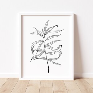 Feuille des marais, impression de la nature, oeuvre d'art de la chambre jungle pour enfants, décoration murale minimaliste, chambre d'enfant, décoration de douche nuptiale, téléchargement numérique, JPG