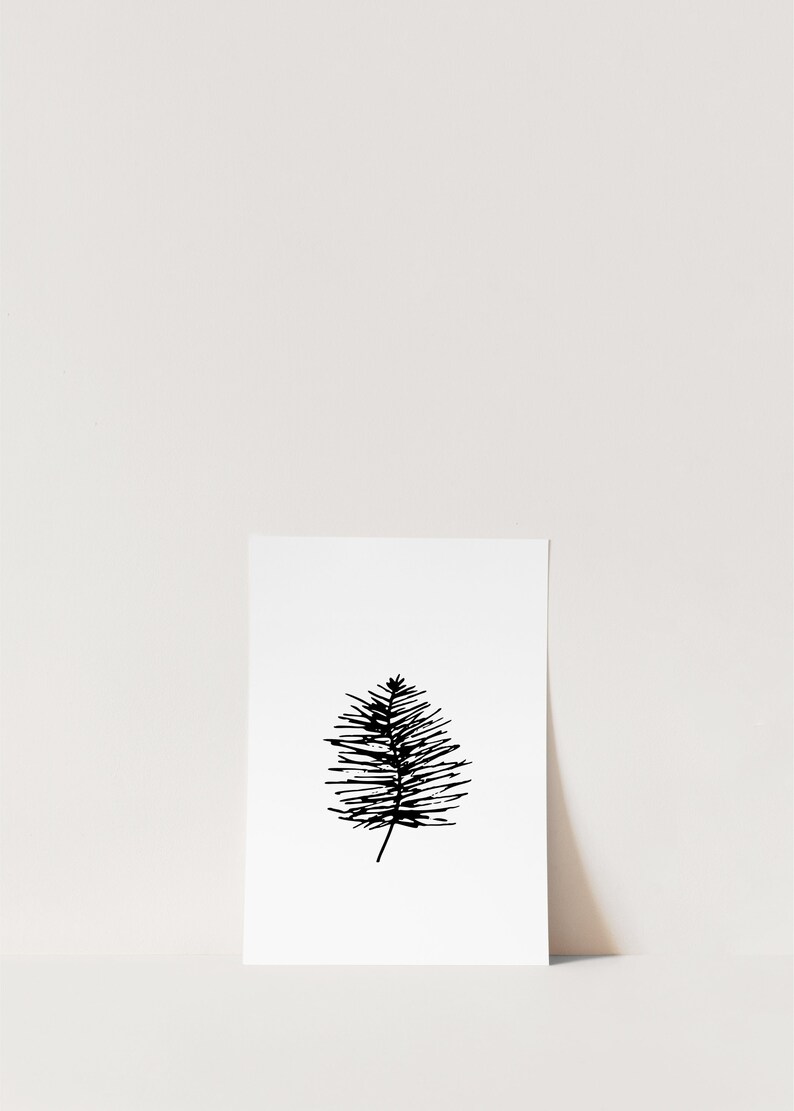 Pine Cone, Minimalist Artwork, Nature Decor, Forest, Adventure, Instant Download, Digital Download, JPG, Children's Room, Nursery Art, Print image 3