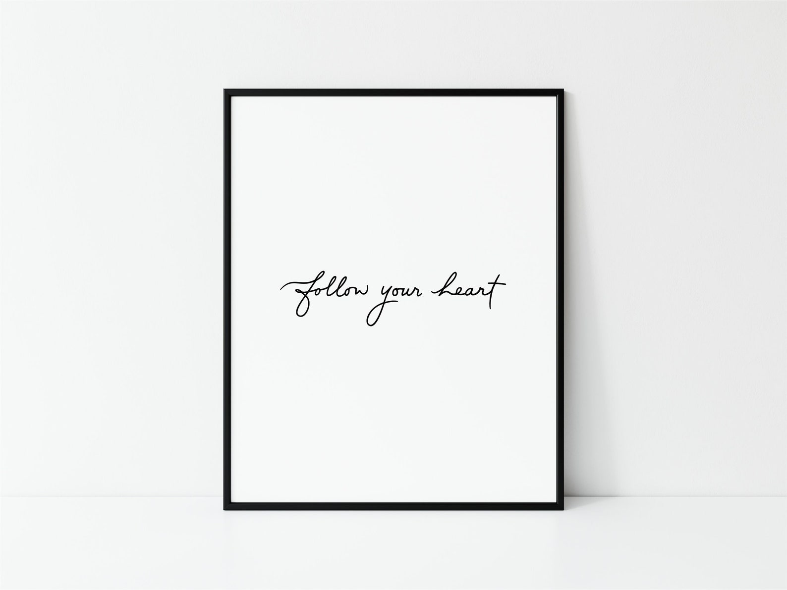 Follow Your Heart, Digital Download, Print, Instant Download ...
