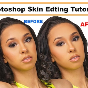 SKIN EDIT TUTORIAL Video, Learn How to edit skin in Photoshop