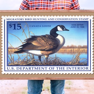 Duck Hunting Art, 1997 Duck Stamp Poster Print, 36x24