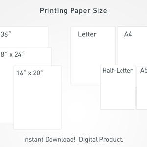 2026 Printable Calendar | Minimalist Calendar | One Page Calendar for Wall image 6