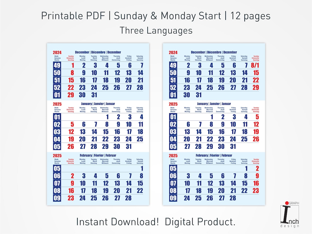 2025-printable-wall-calendar-for-spiral-bound-with-3-months-per-page-and-3-languages-large-wall-calendar-for-hanger-hook-etsy