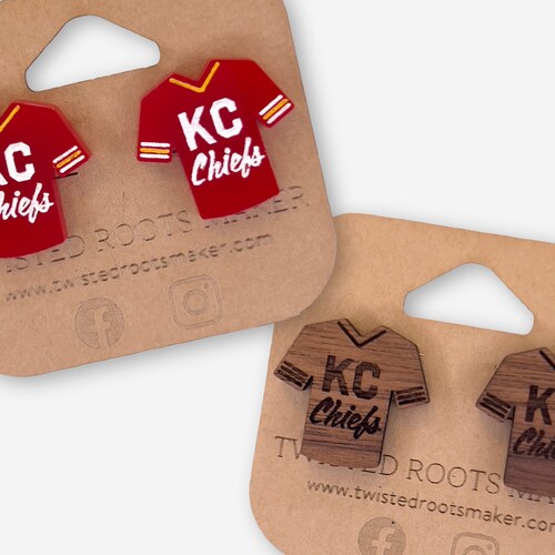 MINI White Kansas City Chiefs Arrowhead Laser Cut Painted Etsy