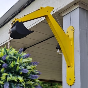 backhoe excavator digger wall art bracket