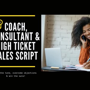 Coach, Consultant, High Ticket Sales Script | Verkoop Cursussen, Programma's & 1-1 Coaching