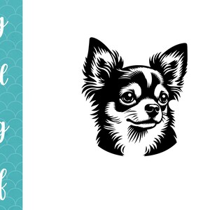 Chihuahua svg, Hunde svg ClipArt, Hunderasse, Kopf, Hundegesicht, vektor, Zeichen, Download, Cricut, png, dxf, printable Art, Shirt svg, Ausschneidedatei