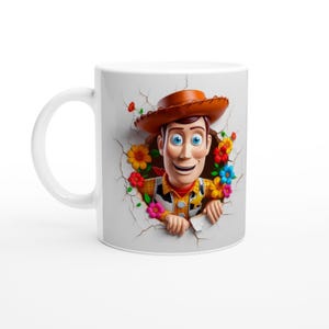 Woody Toy Story Mug - Classic Ceramic Cup for Coffee & Hot Drinks - Gift for Toy Story Fans