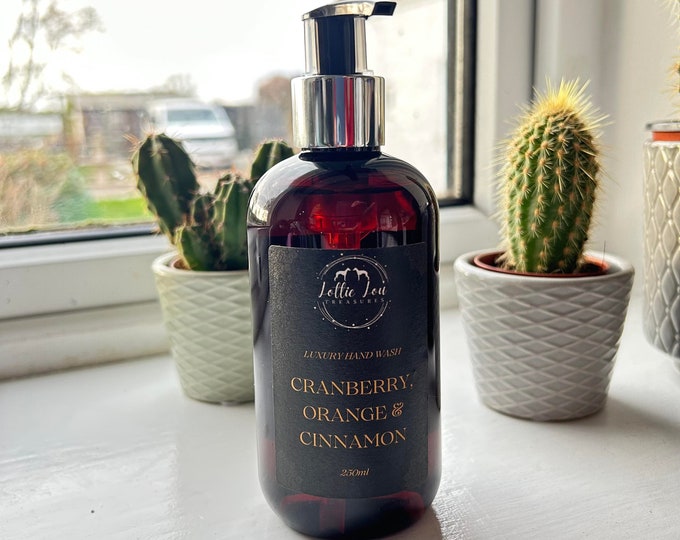 Cranberry, Orange and Cinnamon Luxury Hand Wash