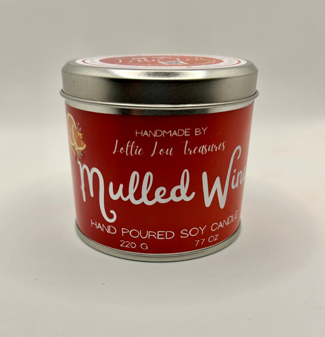Mulled Wine Christmas Scented Candle Etsy Australia