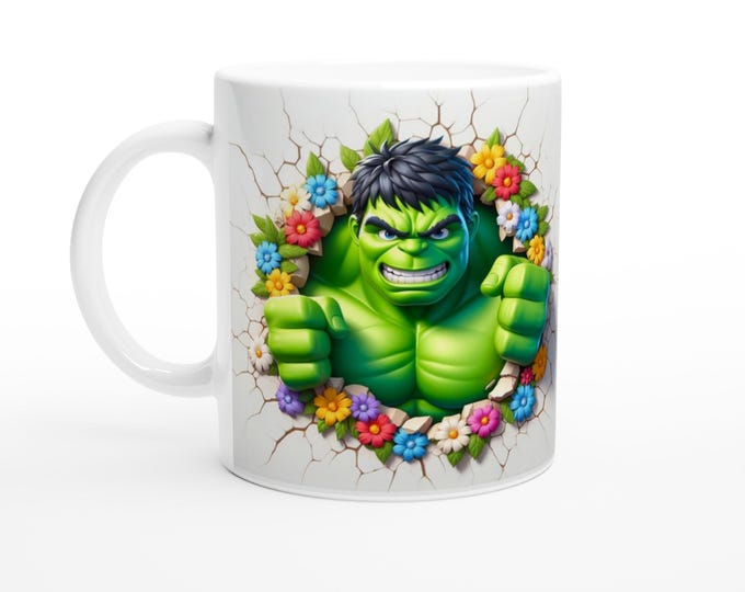 Hulk Mug - Epic Ceramic Mug - Perfect for Superhero Fans