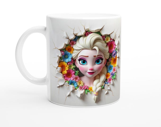 Enchanting Frozen Elsa Mug - Ceramic Mug - Perfect Gift for Disney Fans