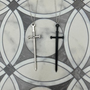 Gothic Sword Necklace