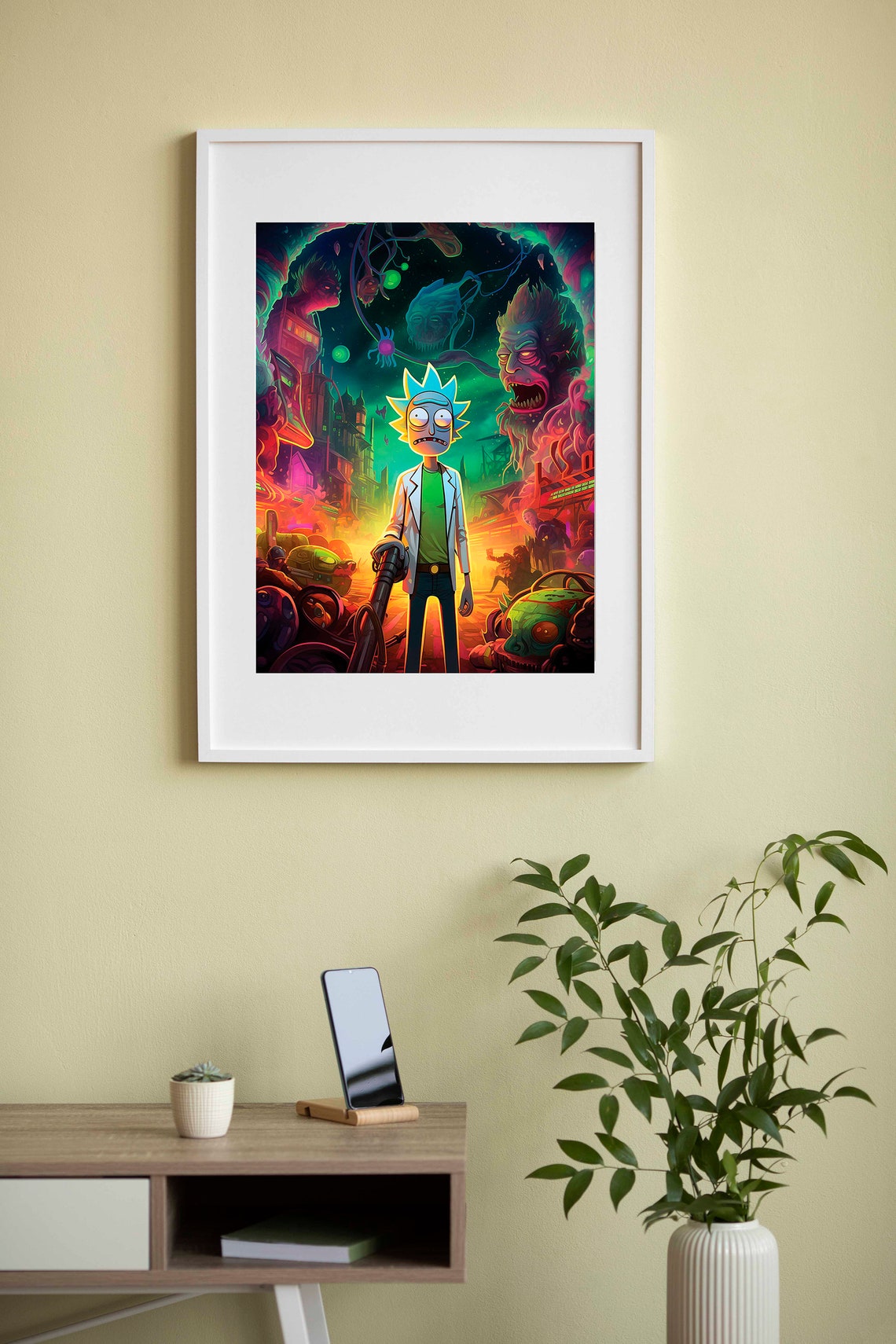 Rick and Morty Poster, Rick and Morty, Digital, Rick and Morty Print ...