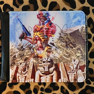 Powerslave Somewhere in Time Eddie inspired Wallet Bifold