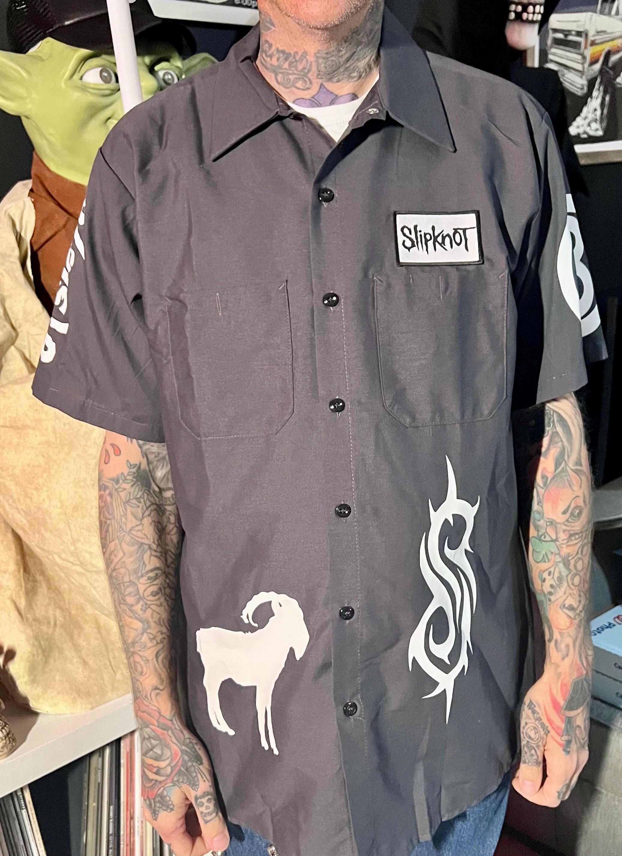 Slipknot Fully Custom Work Shirt. - Etsy