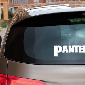 Pantera All Weather Vinyl Decal Punk Chose Your Color